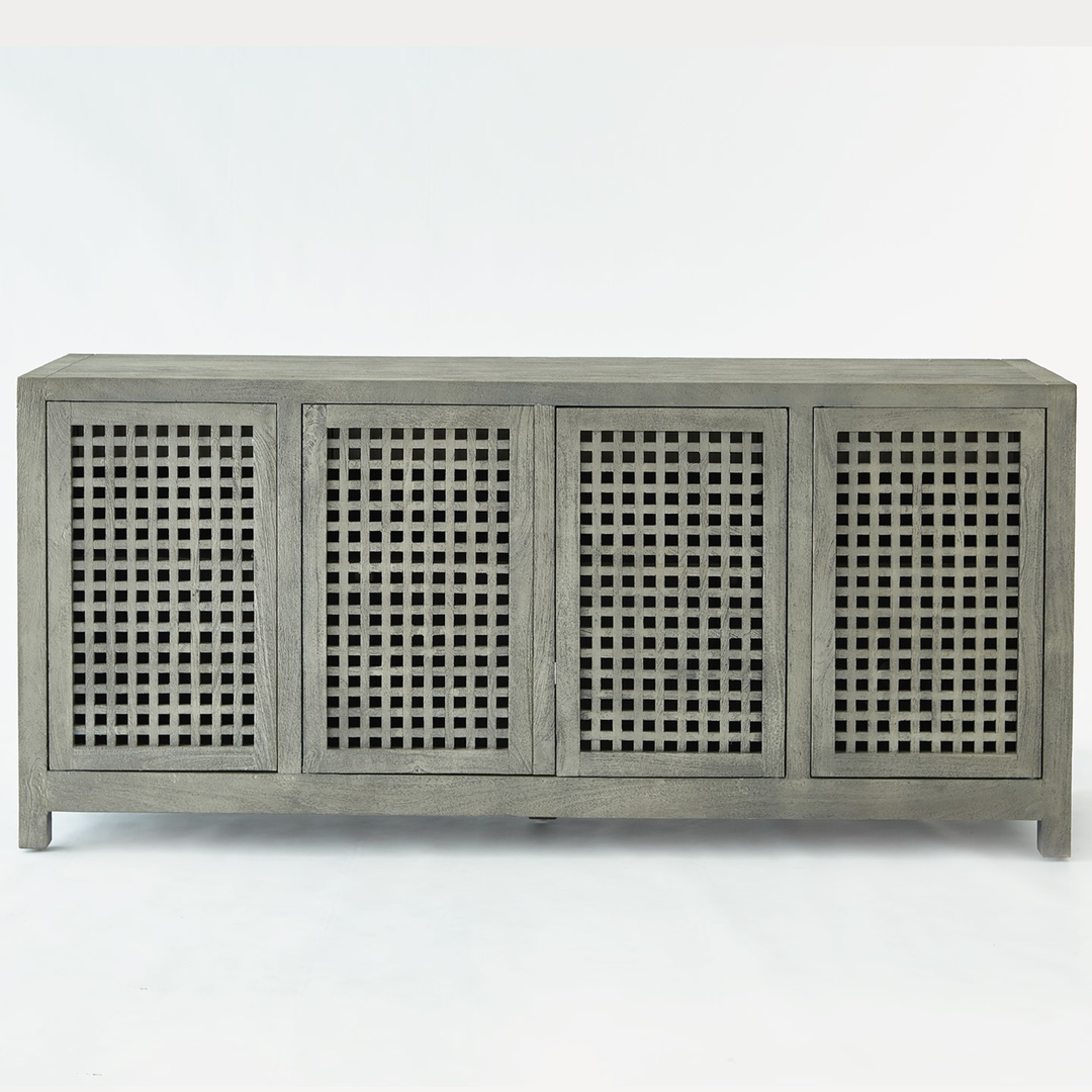 Driftwood 71" Lattice Credenza