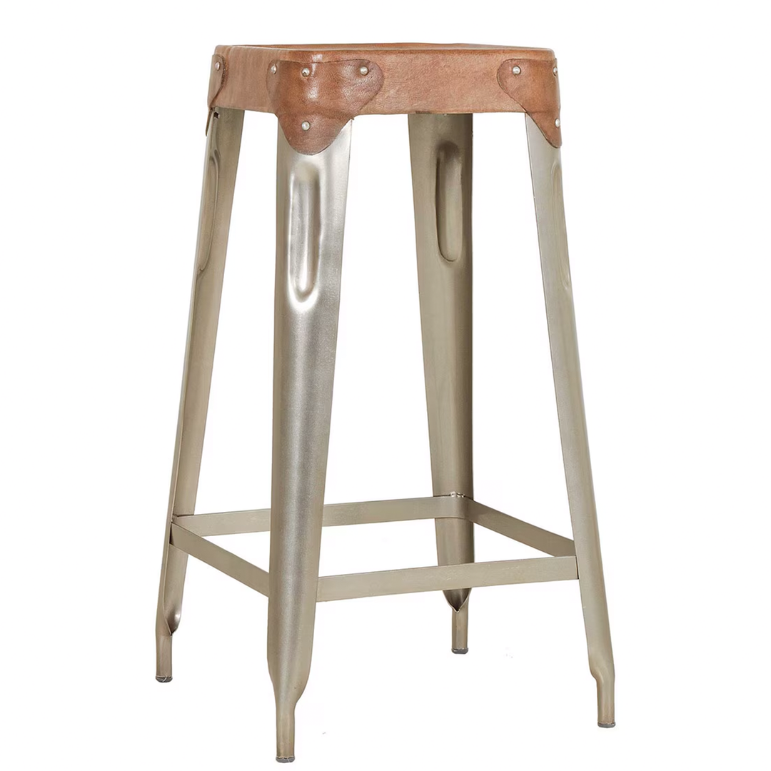 Bristol Leather Counter Stool