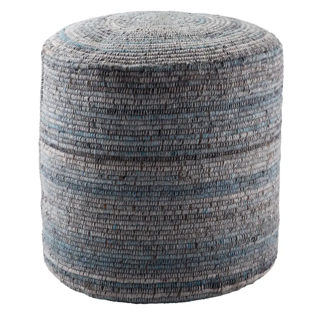 18" Jute Pouf
