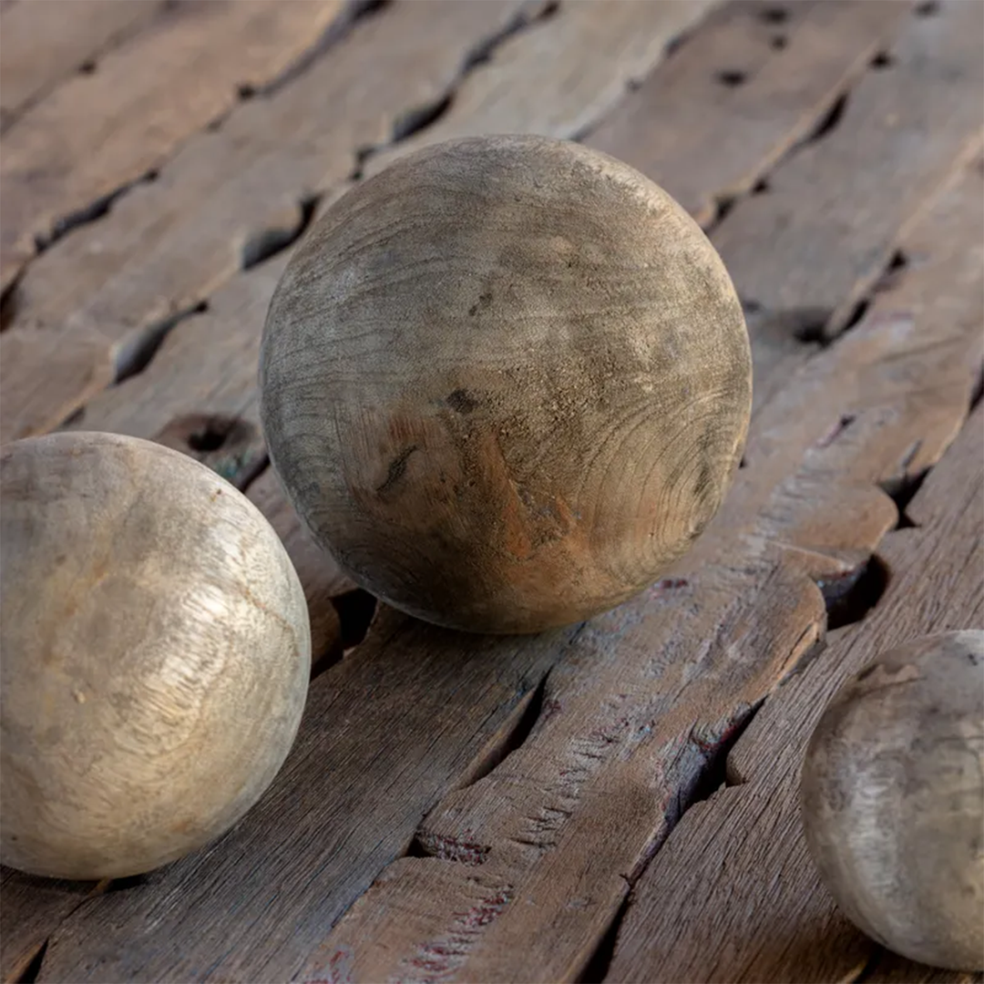 Wood Sphere, Large