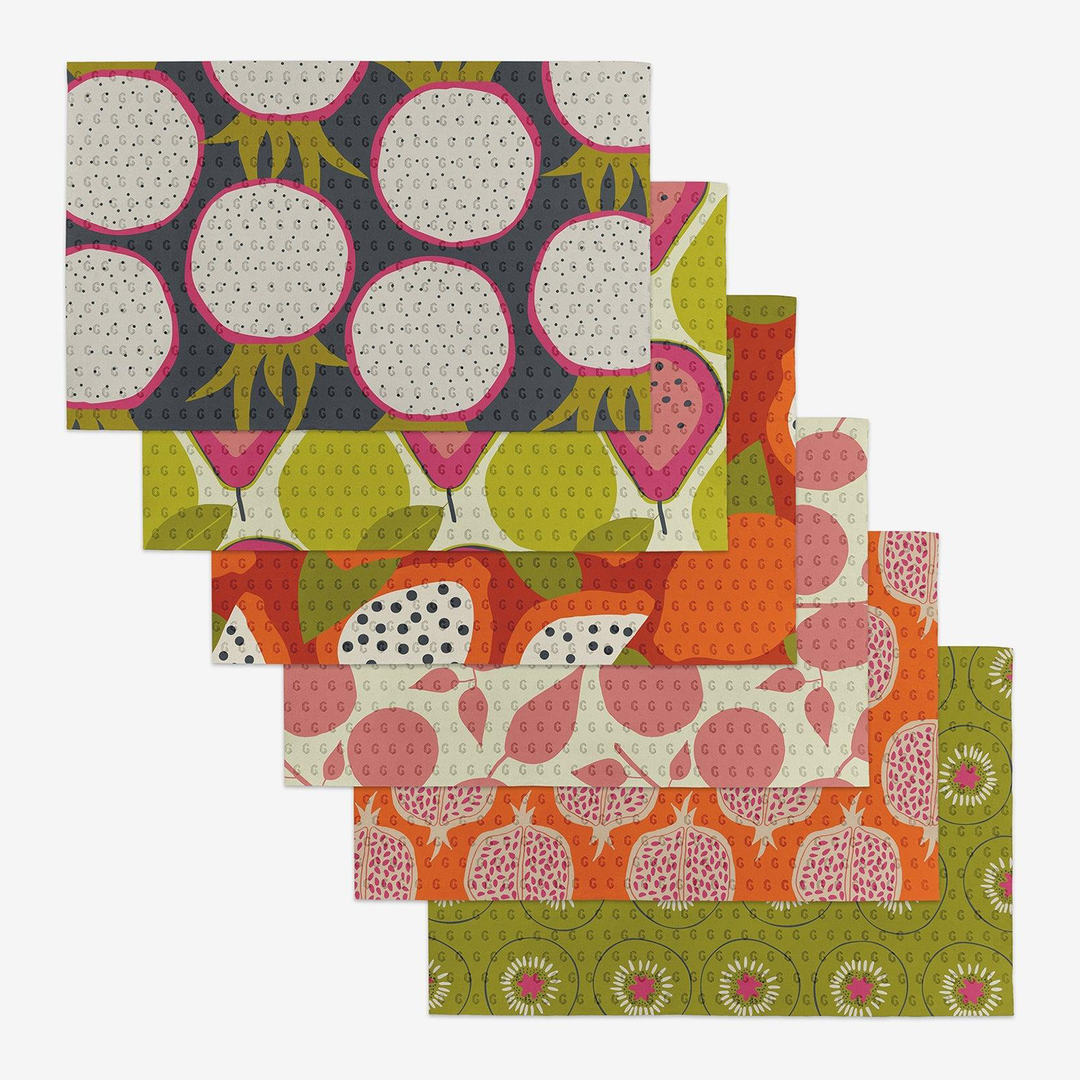 Tropical Fruit Reusable Paper Towels