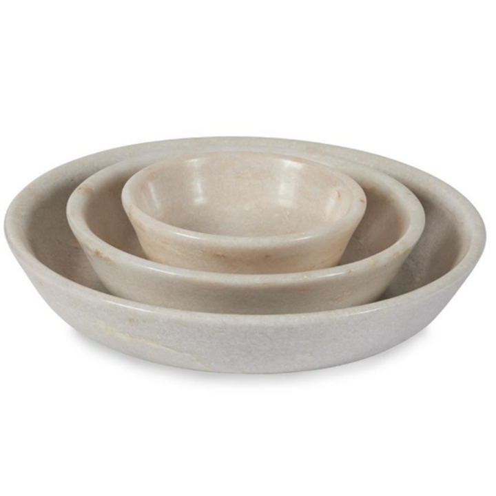 Fluted Marble Bowl