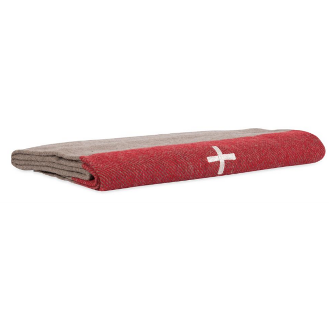 Swiss Army Wool Blanket - Brown