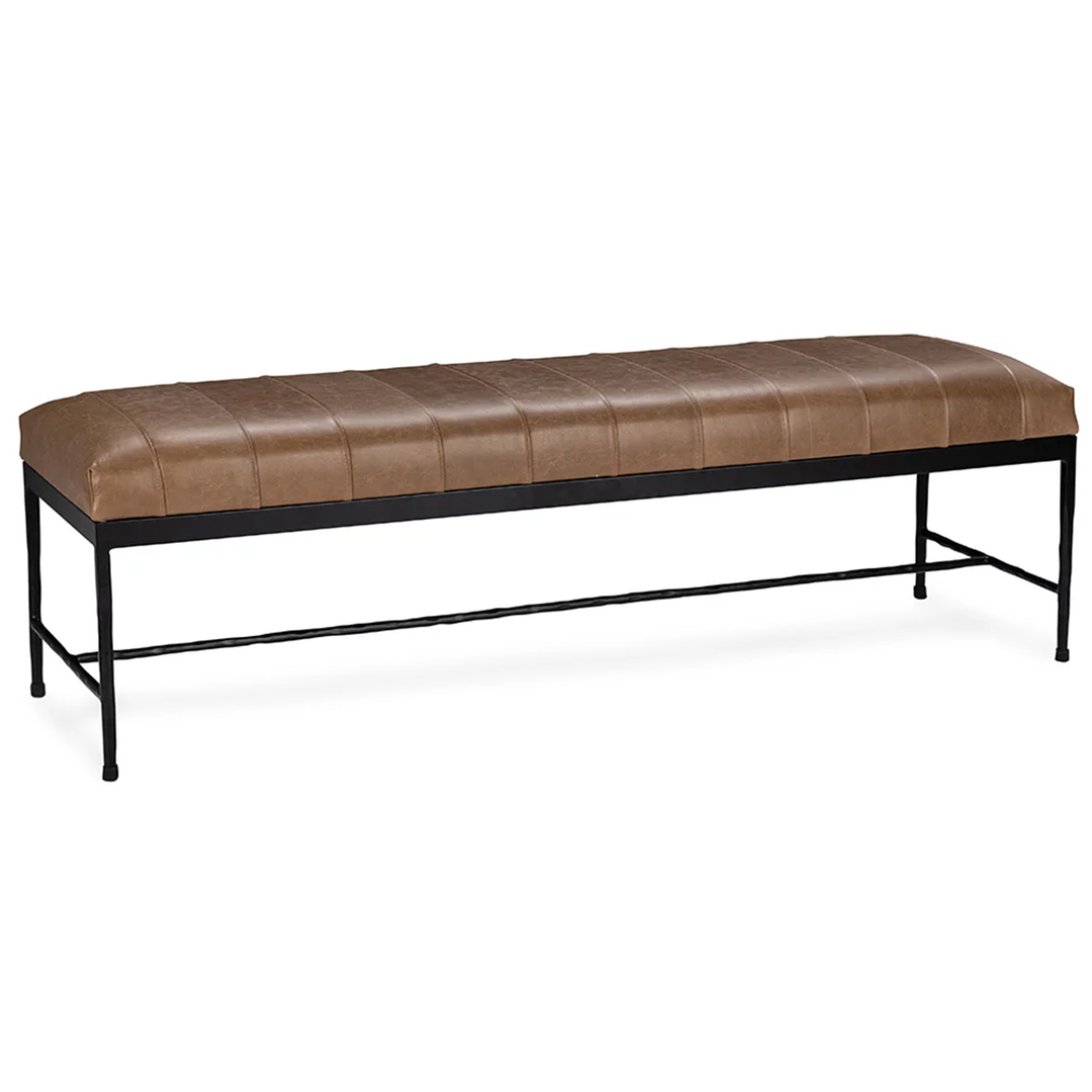Madeleine Leather Bench
