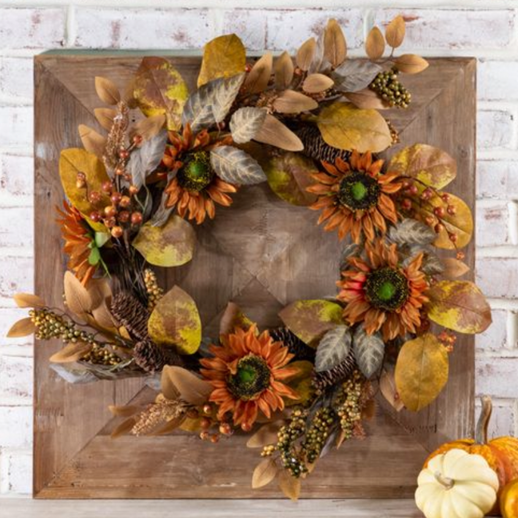Sunflower Wreath