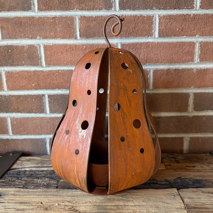 Rustic Gourd Lantern