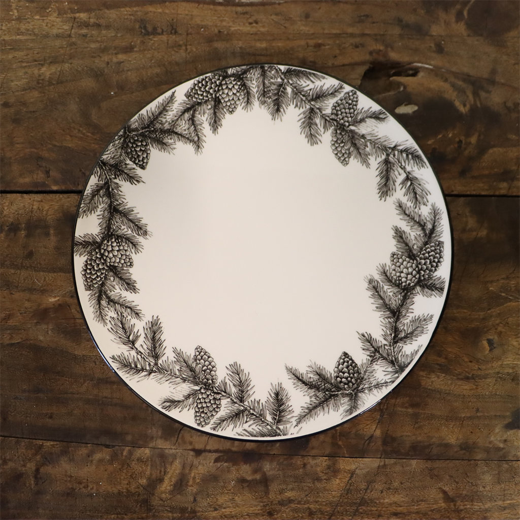 10" Pine Cone Plate