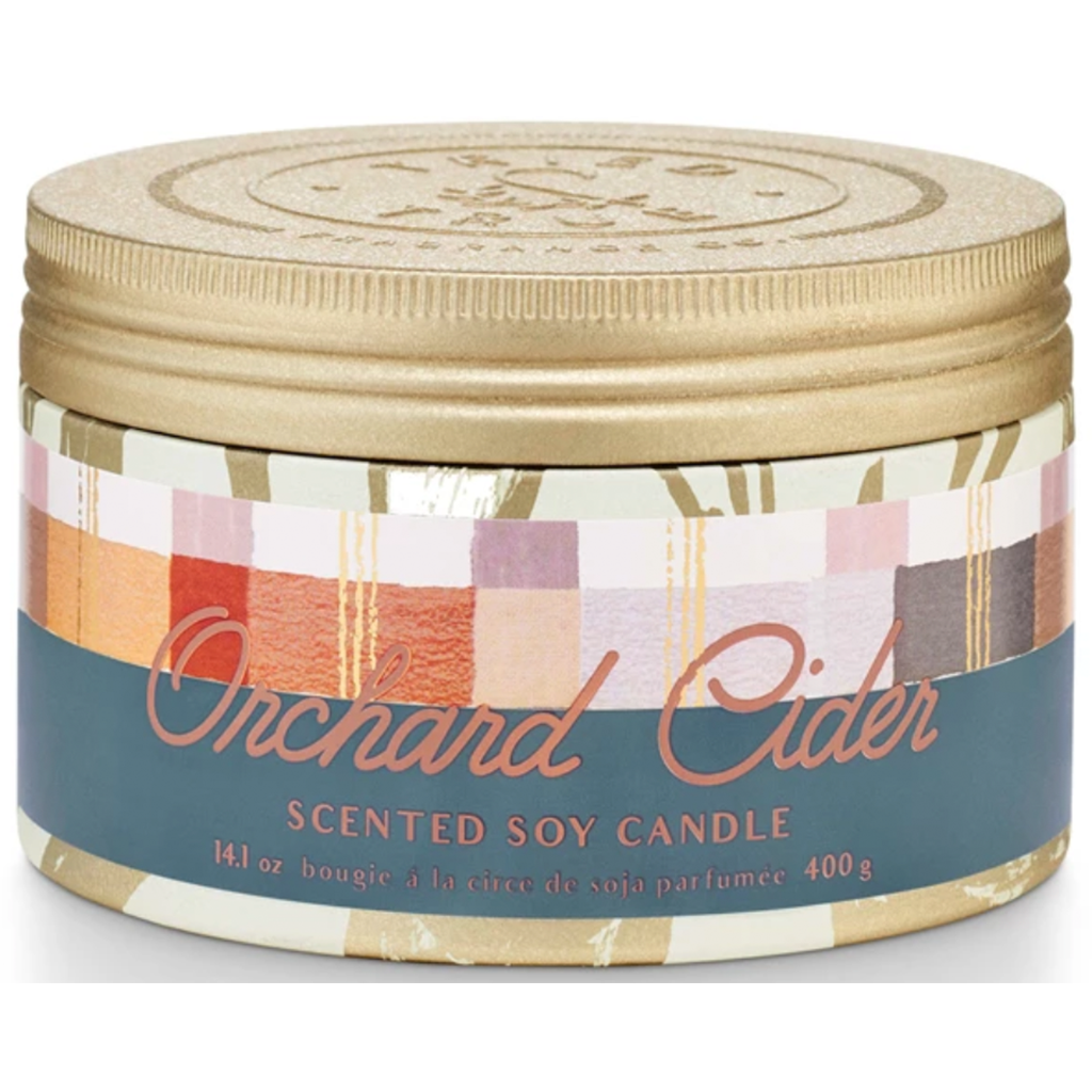 Large Tin Candle - Orchard Cider