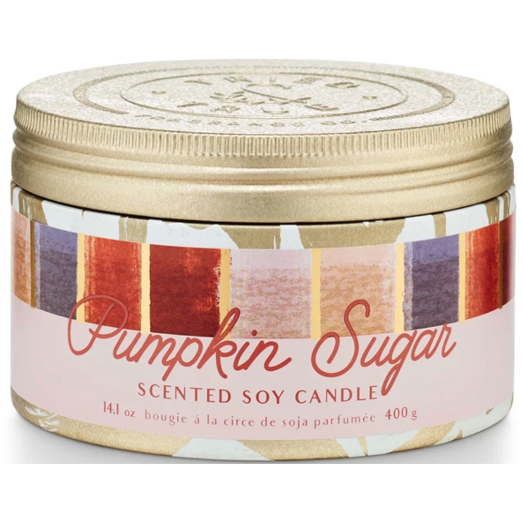 Large Tin Candle - Pumpkin Sugar