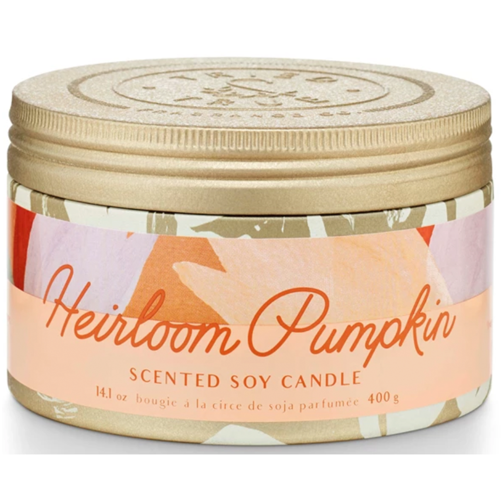Large Tin Candle - Heirloom Pumpkin