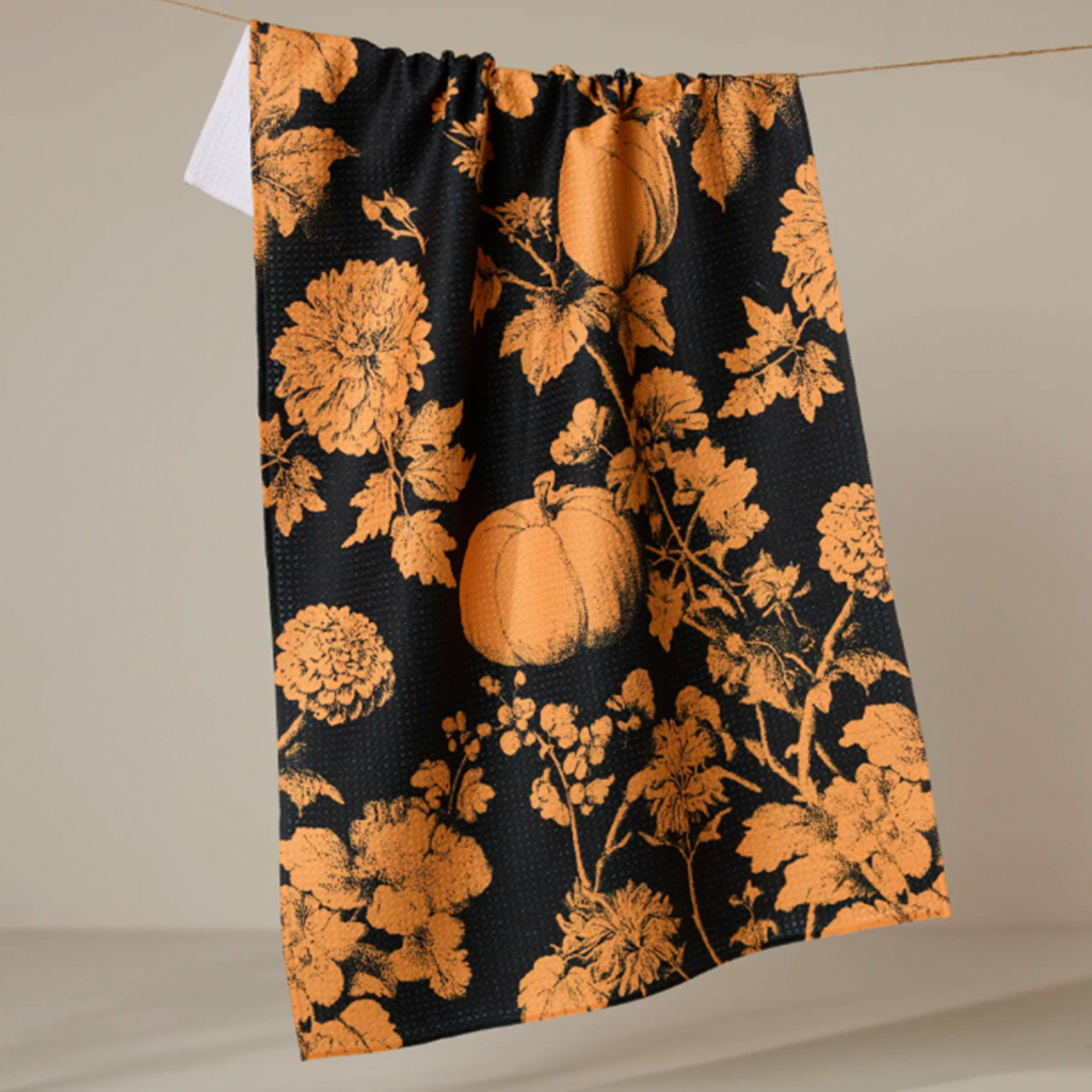 Haunted Harvest Tea Towel