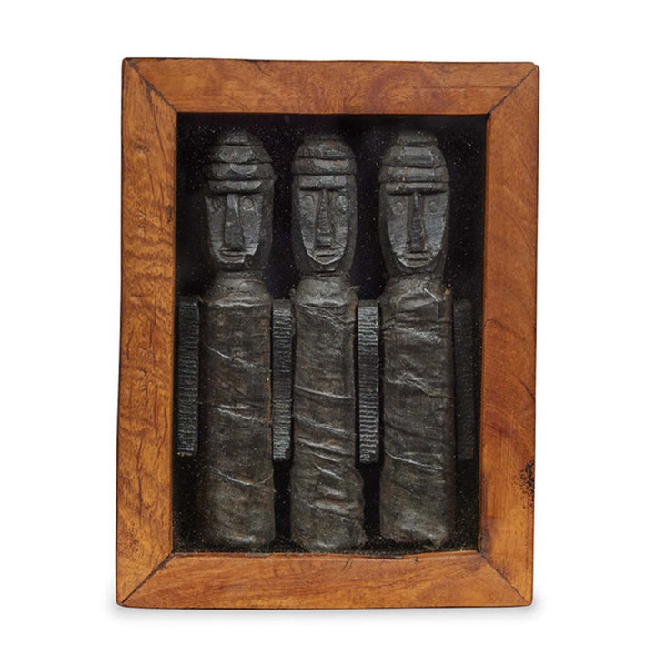 3 Wood Puppets Frame