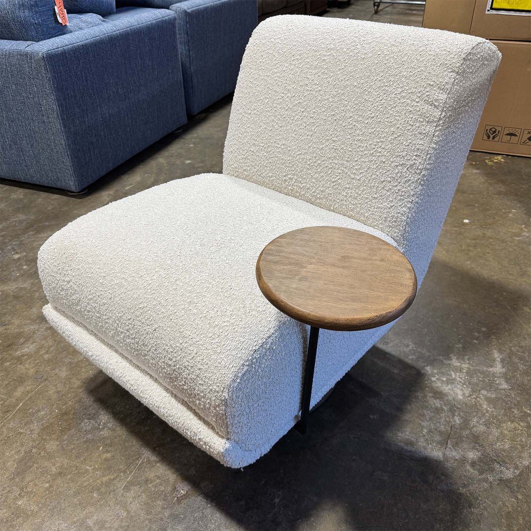 Bronwyn Swivel Chair w/ Side Table