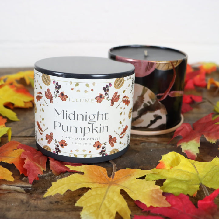 Tin Candle - Midnight Pumpkin