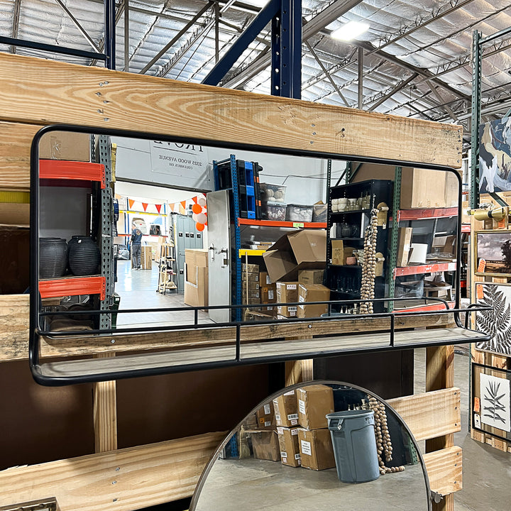 Rectangular Pharmacy Mirror