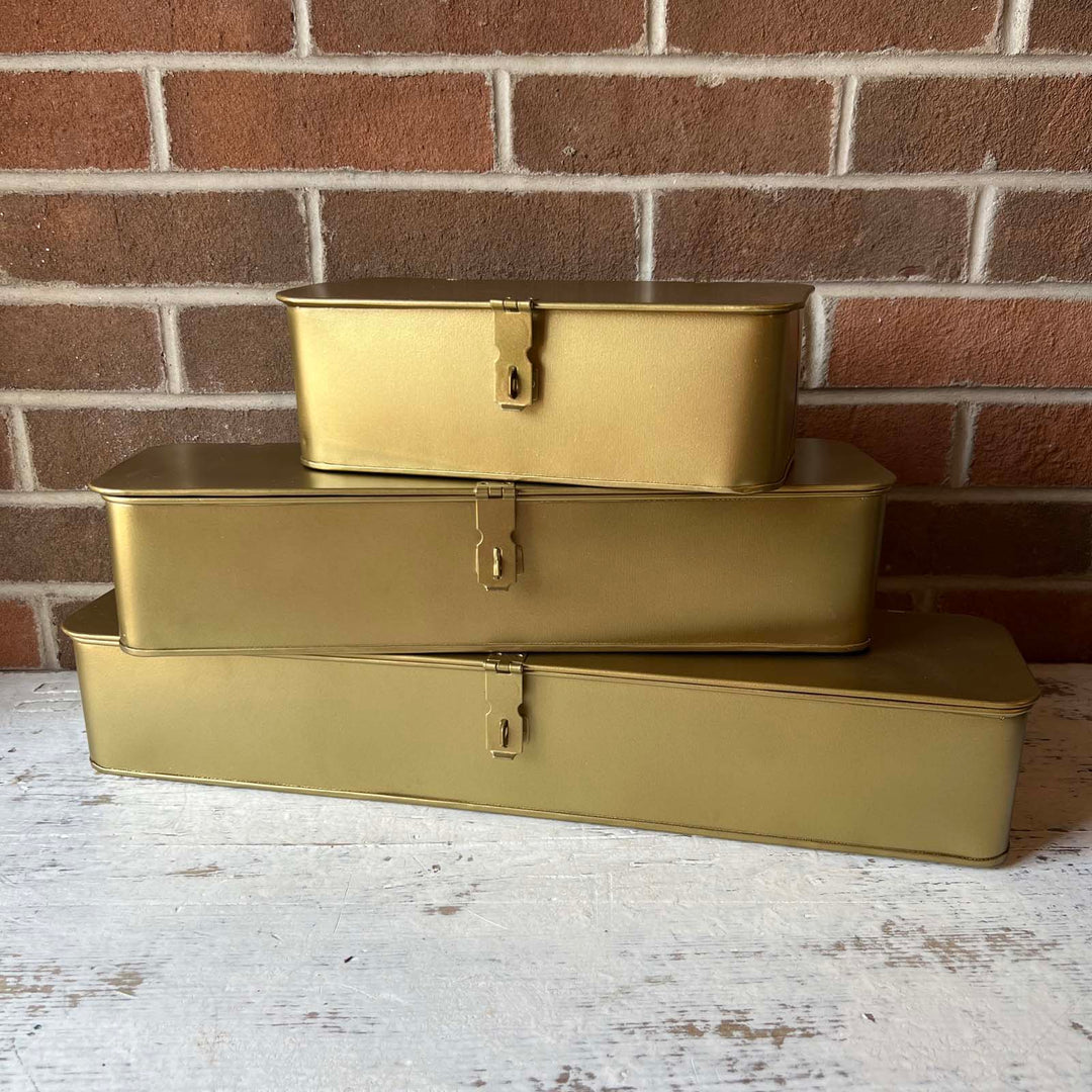 Rectangular Brass Box