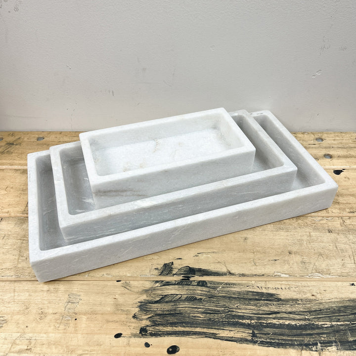 White Marble Tray