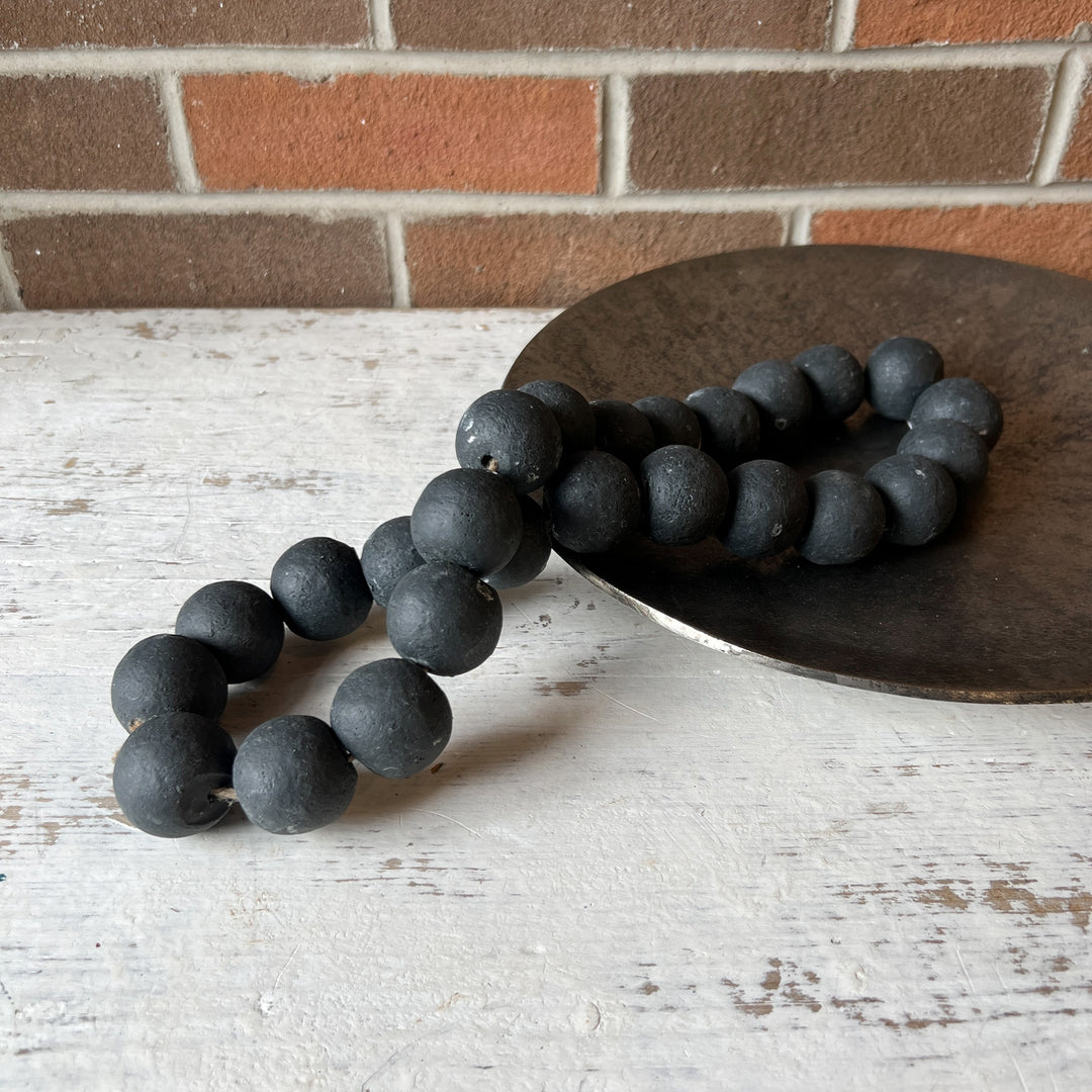 Cement Beads - Black