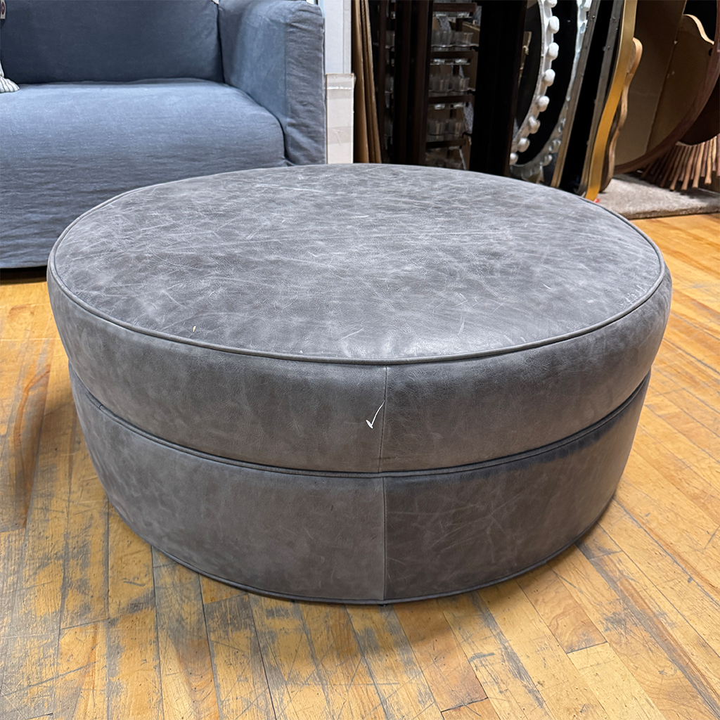 Lang 36" Leather Ottoman
