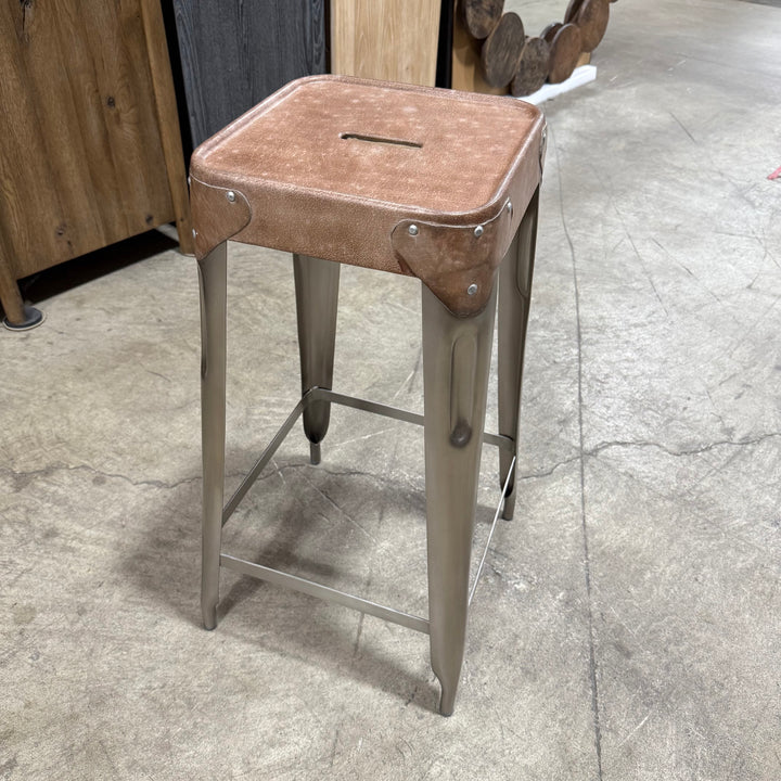 Bristol Leather Counter Stool