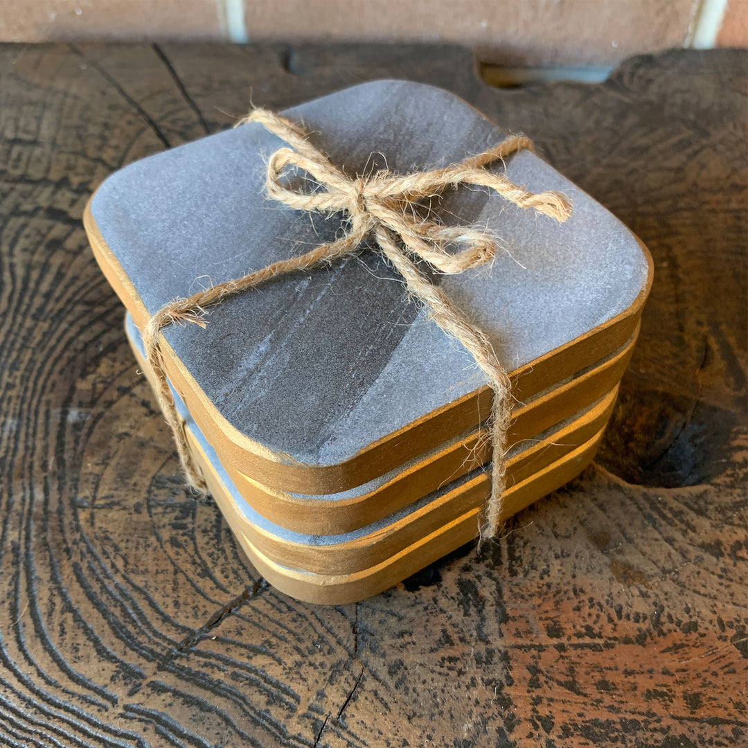 Marble Coasters - set of 4