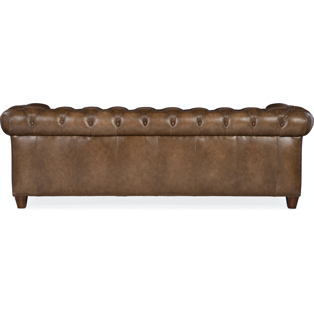 Beaumar 94" Leather Sofa