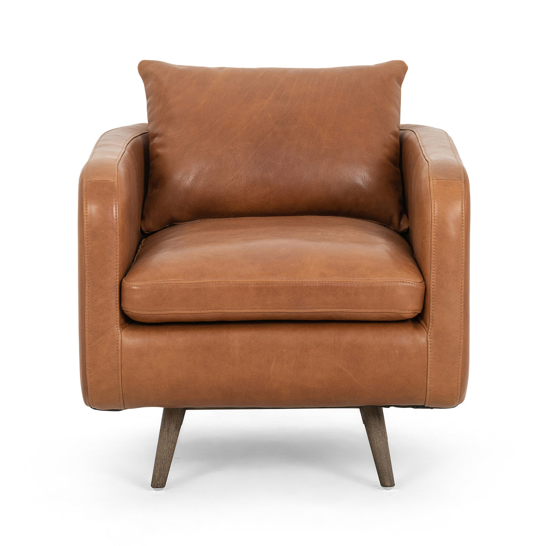 Kailey Leather Swivel Chair