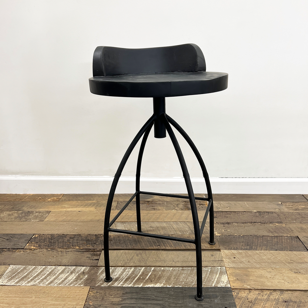 Lolli Swivel Stool - Black