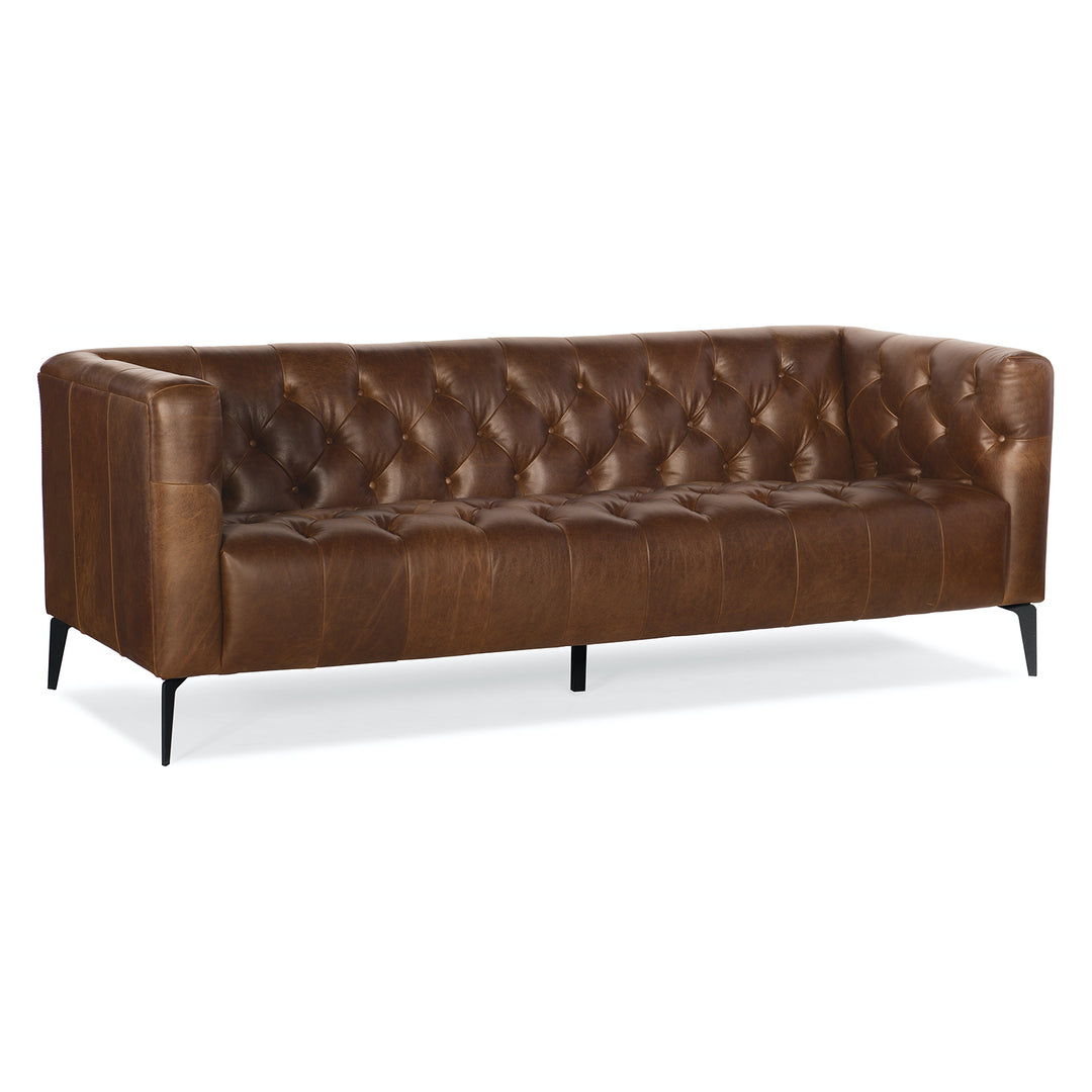 Natalie 84" Leather Sofa